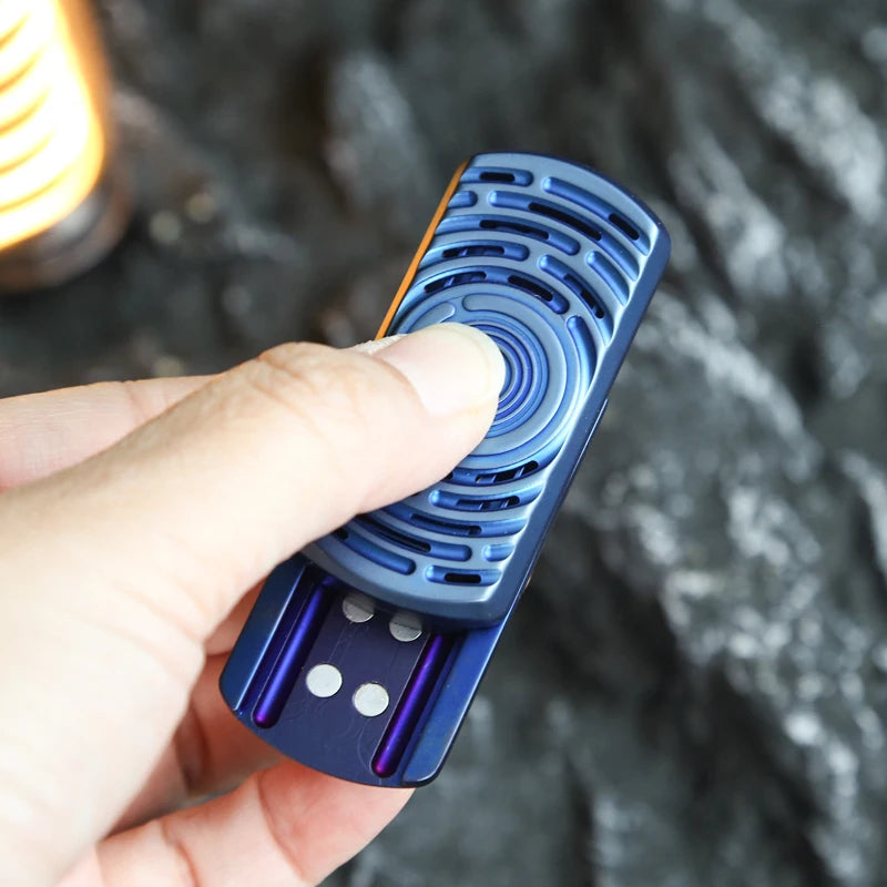 Fork Slider EDC Fidget Toys Stainless Steel Magnetic Haptic Slider Tuning Fork Fidget Slider ADHD Anti-Anxiety Tools Gift
