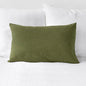 100% French Linen Soft Breathable Pillow Covers Decorative Square Throw Pillow Covers for Bed Couch Sofa Envelope Closure