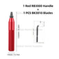 Deburring Tool RB3000 with 1 or 11 High Speed Steel Swivel Blades BS1010 BS1018 BK3010 BS3010 360 Degree Rotary Head Burr Remove