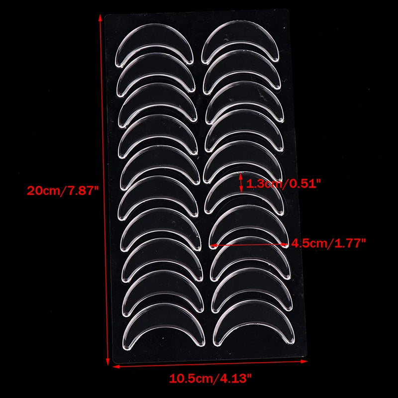 10Pairs Reusable Waterproof Silicone Anti-Wrinkle Eye Pads Patches Stickers Eyes Skin Care Pad Beauty Facial Care Tools