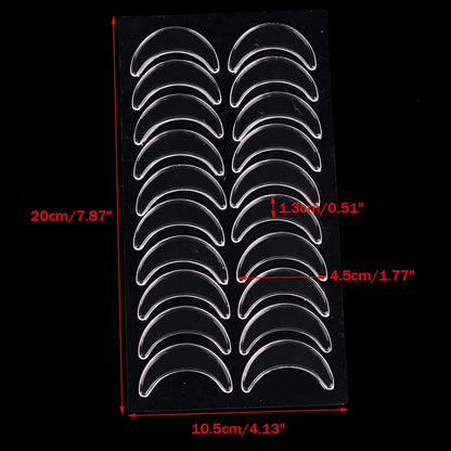 10Pairs Reusable Waterproof Silicone Anti-Wrinkle Eye Pads Patches Stickers Eyes Skin Care Pad Beauty Facial Care Tools
