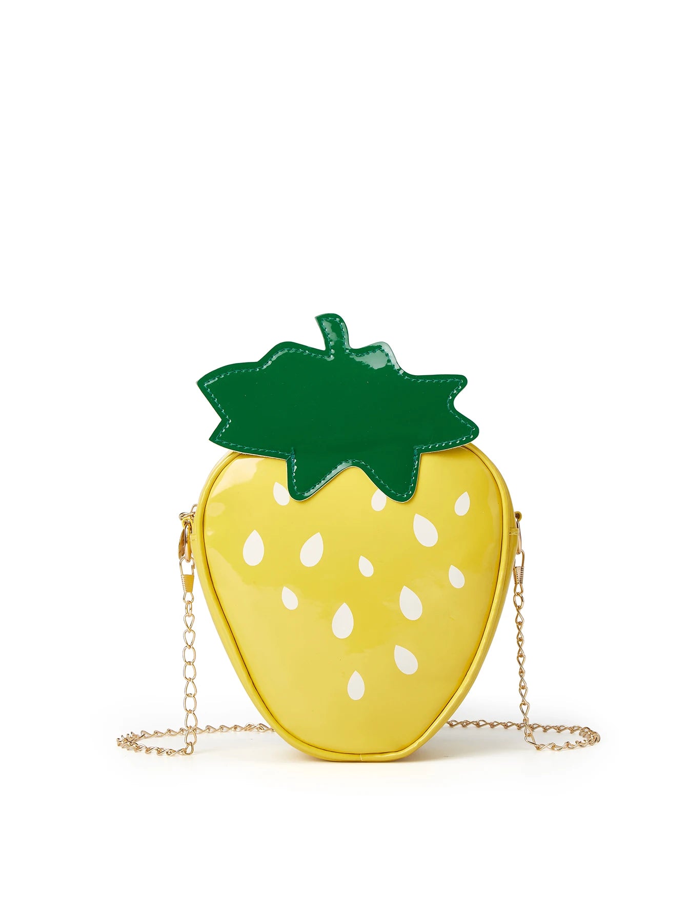 New Style Cute Strawberry-Themed Women's Fashionable Versatile Crossbody Bag with a Chain