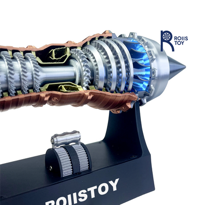 Super Turbofan Engine Model Brushless Motor Function Fan Electric High Performance Power Turbine Cool Boutique Toy Gi