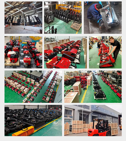 Customized diesel lawn mower that can climb slopes GPS all terrain tracked lawn mowing robot