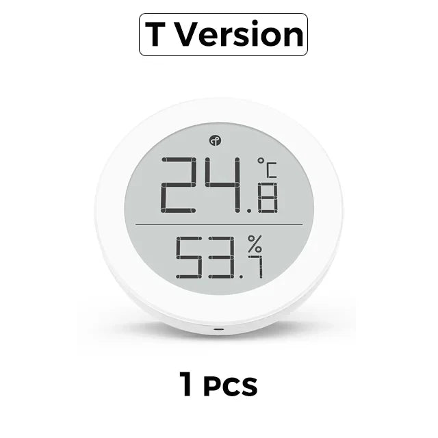 Qingping Temperature Humidity Sensor T Version Thread/BLE High-precision Indoor E-Link INK Thermometer work with Apple HomeKit