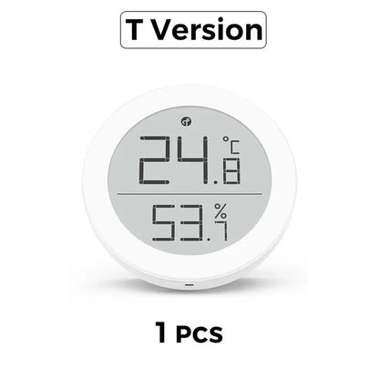 Qingping Temperature Humidity Sensor T Version Thread/BLE High-precision Indoor E-Link INK Thermometer work with Apple HomeKit