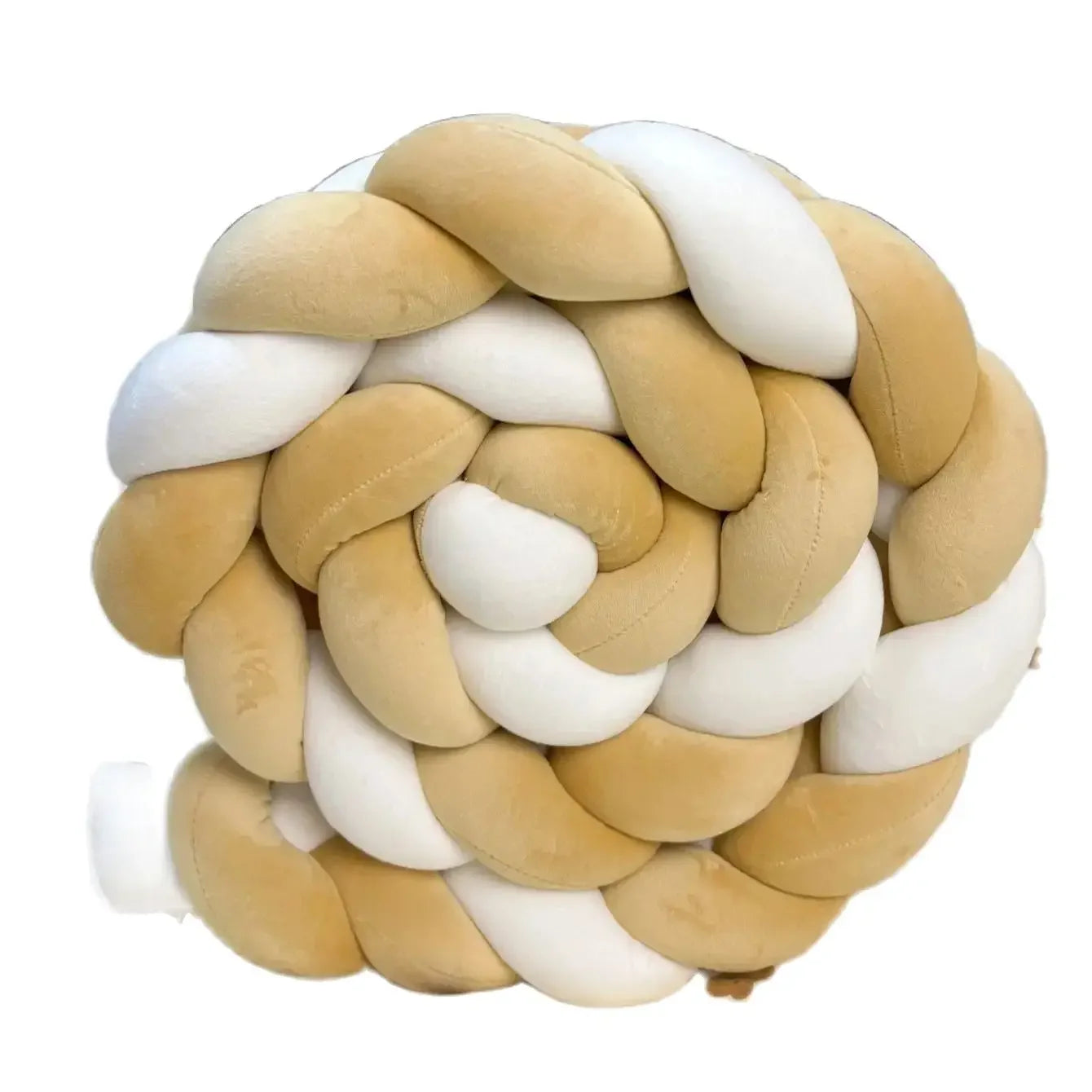 Handmade Knotted Floor Mat Woven Decorative Pillow Comfortable Soft Stitched Knitted Pillow for Living Room Bed Decorations