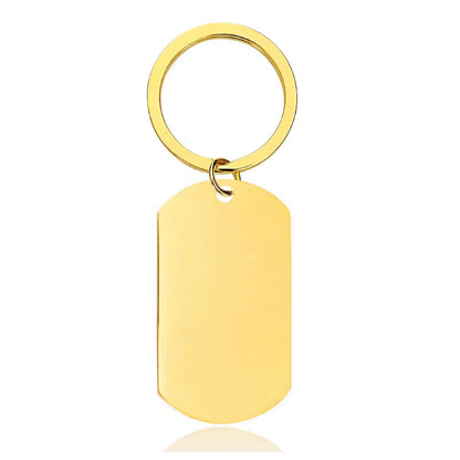 Fashion  Keychains for Men Women Custom Lettering Keychains  Engrave Date Name Logo Keyring Gift for Boyfriend Personalized