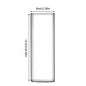 Square Simple Glass Cup Clear Cold Drink Juice Milk Glass Red Wine Beer Glass Coffee Cup Water Cup Drinking Utensils