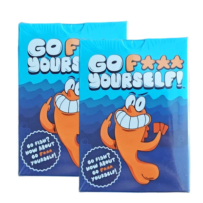 Go Fish Card Game Yourself Fun Gag Gift Hilarious Board Games with A Twist Night Family Interaction Party Game for 2+ Players