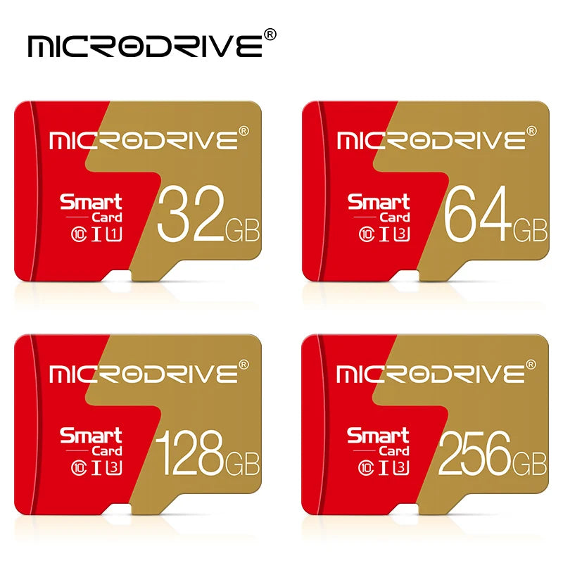 Micro TF/SD Card 1GB 2GB 4GB 8GB 16GB 32GB 64GB 128GB Class 10 Flash Memory Minisd Card 16 32 64 128gb for Smartphone Adapter