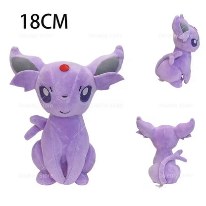 Hot Pokemon Plush Sylveon Leafeon Umbreon Vaporeon Glaceon Soft Anime Dolls Throw Pillow Stuffed Animal Birthday Gift for Kids