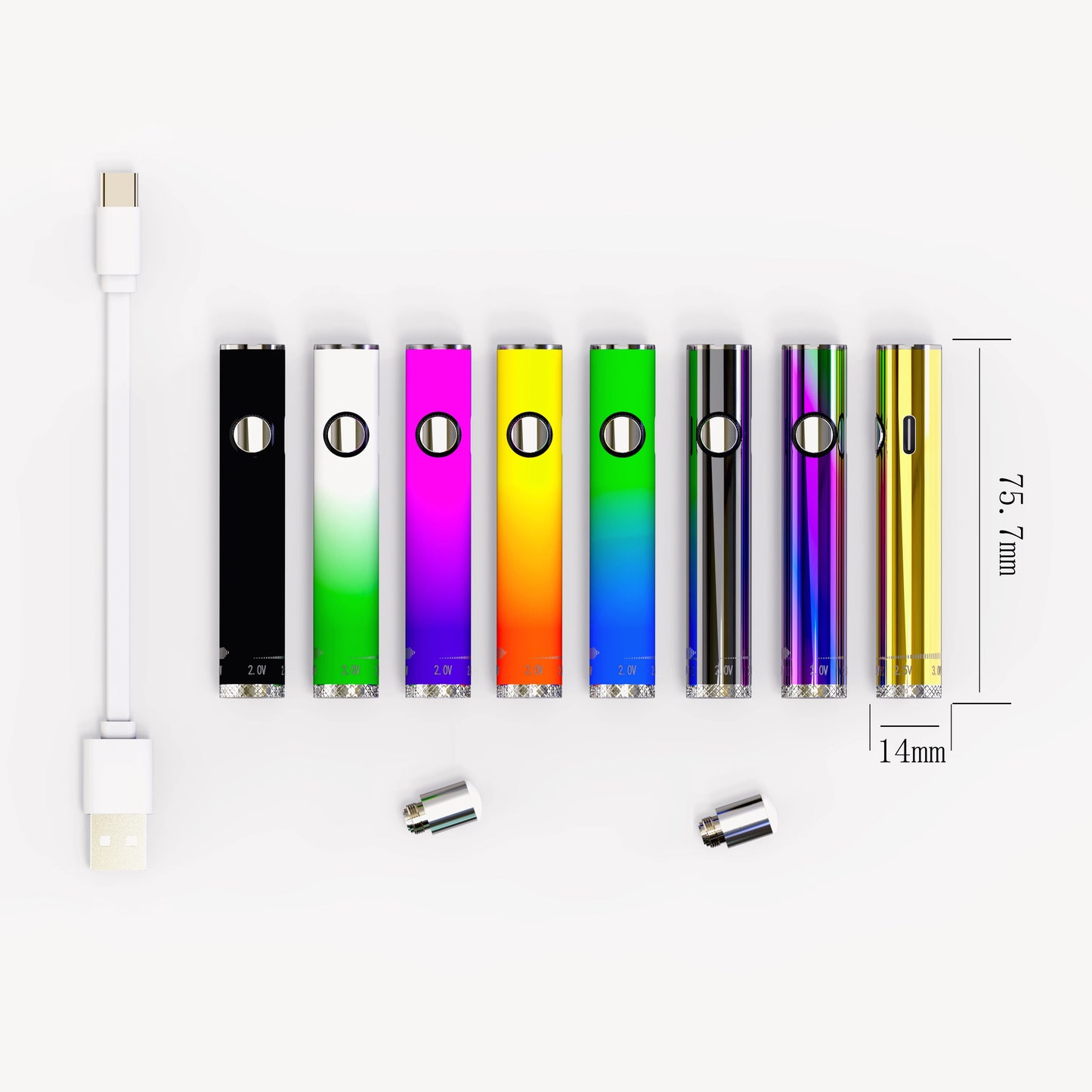 1pcs  650mah Twist Battery, 510 Thread Rod Adjustable Voltage, Electric Soldering Iron Pen Solder Repair Tools