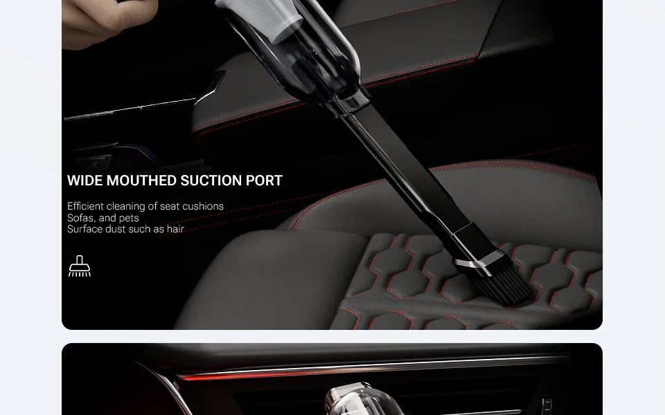 SZUK NEW C017MAX Car Vacuum Cleaner Wireless Mini Handheld Strong Suction Cleaning Machine Portable Vacuum Cleaner for Car Home