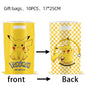 Birthday Party Favor Supplies Pik chu Braclet Keychain Stamp Mask Set for Birthday Party Bag Classroom School Reward Prize Gift