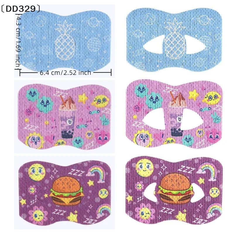 Anti Snoring Stop Snoring Mouth Closure Tape Sleep Aid Breathing Correction Health Care Stickers Mouth Ease Tape 20Pcs〔DD329〕