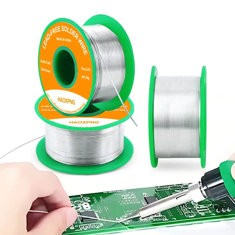 Lead-free No-clean High Purity Solder Wire Tin Melting Point 217 Degrees Solder Wire for Electronic Repair Sn99.3cu0.7