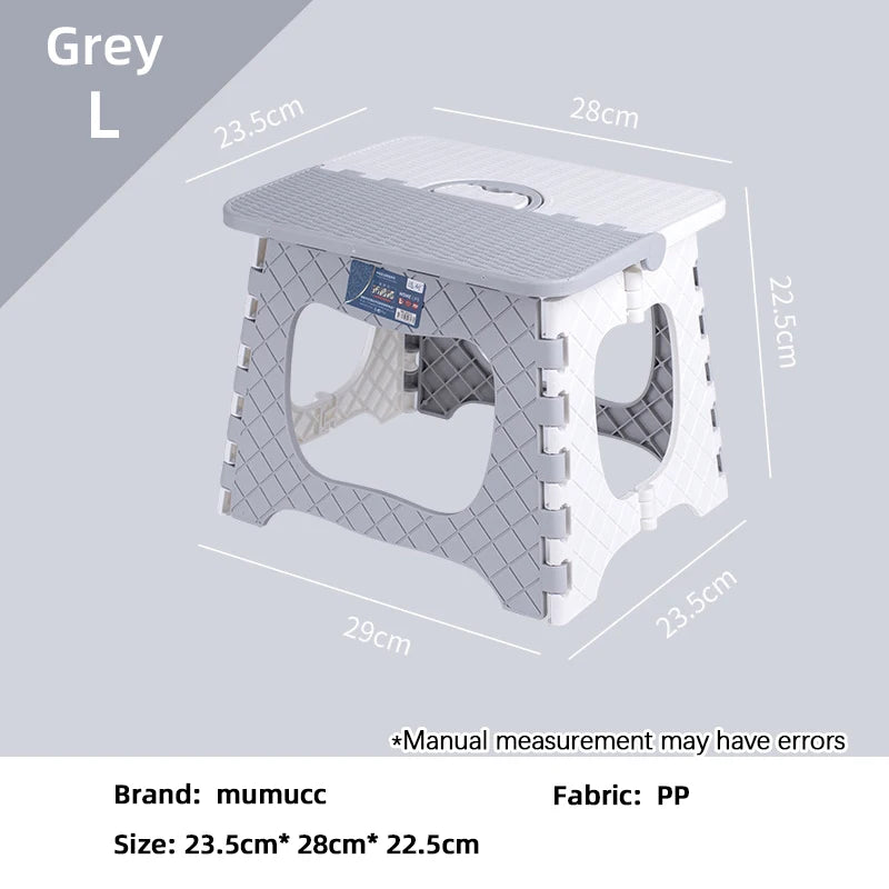 The Home Low Stool, Outdoor Small Stool,Foldable Stool, Suitable for Living Room, Kitchen, and Bathroom, Portable Travel Stool