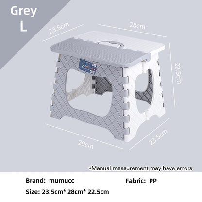 The Home Low Stool, Outdoor Small Stool,Foldable Stool, Suitable for Living Room, Kitchen, and Bathroom, Portable Travel Stool