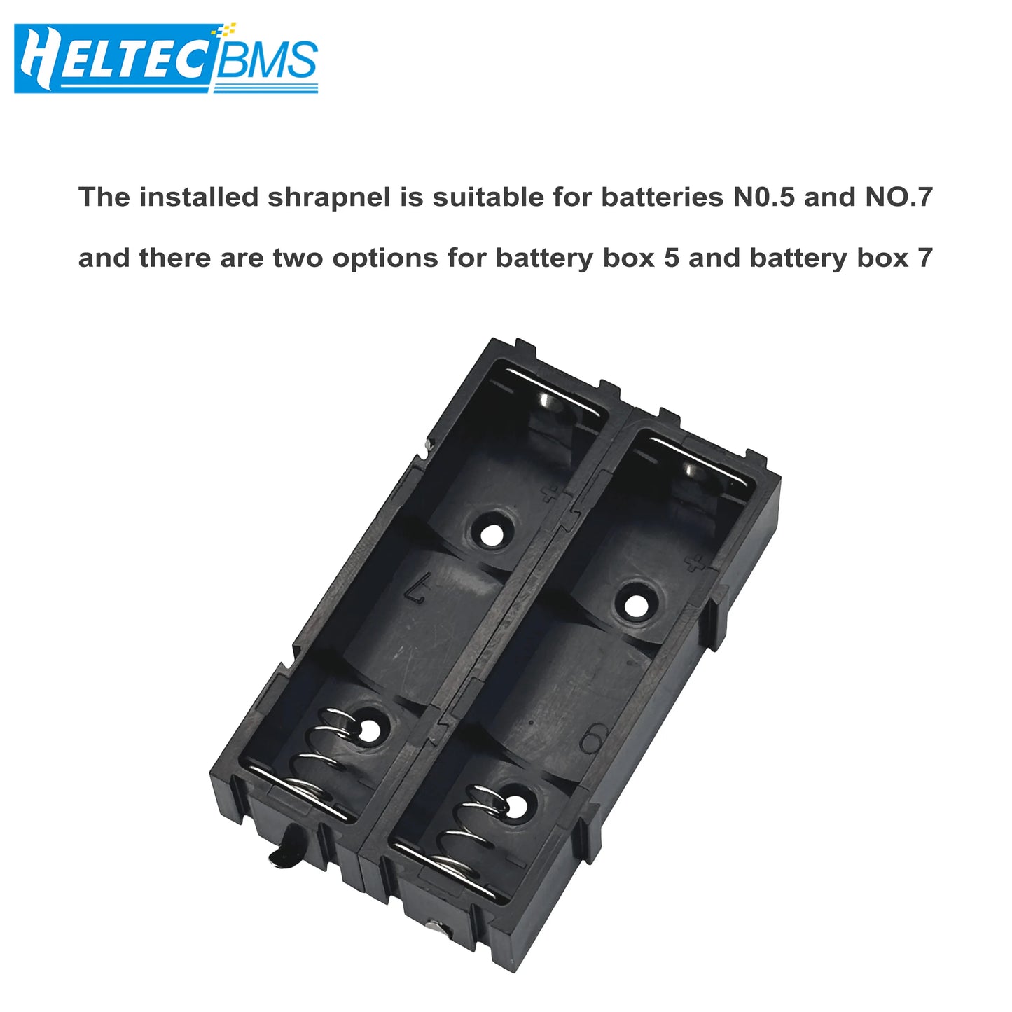 NO.5 Battery Cartridge Pin NO.7 Battery Slot PCB Base Free Splicing DIY Series Parallel Battery Storage Box
