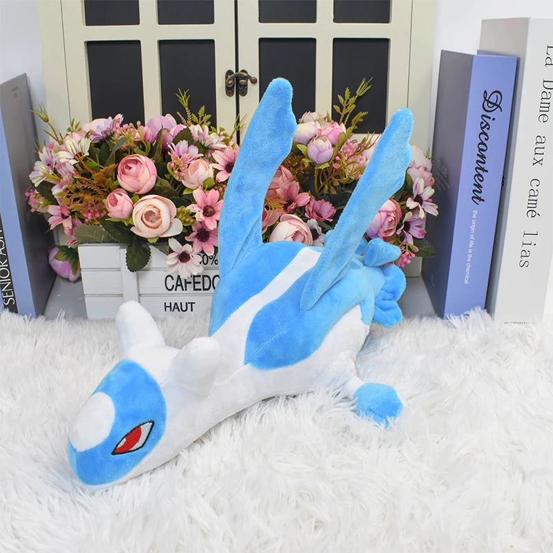 Pokemon Necktie Latias Latios Soft Kawaii Plush Toys Cute Anime Lapras Pikachu Stuffed Animals Peluche Dolls Birthday Gifts Kids