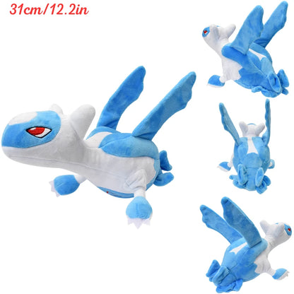 Pokemon Necktie Latias Latios Soft Kawaii Plush Toys Cute Anime Lapras Pikachu Stuffed Animals Peluche Dolls Birthday Gifts Kids