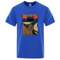Summer Men High Quality T-shirt Cotton Blend Short Sleeve Print Casual Loose Men T Shirt O-neck Male T-shirt Male Tees  for Men