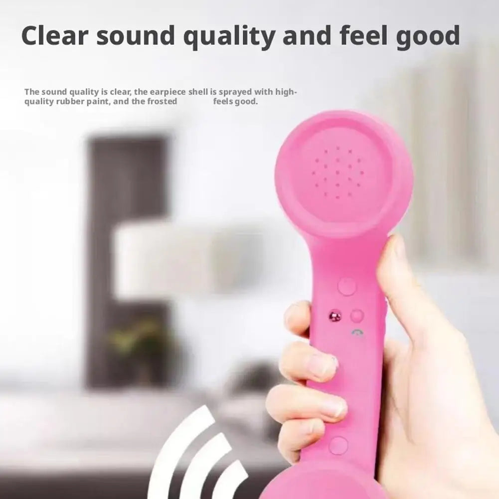 Type C Universal Retro Telephone Handset Retro Telephone Receiver Handset Mini Microphone Speaker for Mobile Phones Computers