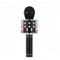 Fun Karaoke Microphone Speaker for Adults Kids, Wireless Bluetooth, Voice Changer, Echo Effect, LED Lights Microphone for Party
