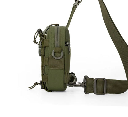 Outdoor Water Bottle Waist Bag Phone Crossbody Storage Pouch Camping Cycling Chest Bag Multifunctional Tactical Chest Bag Men's