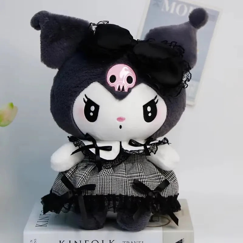 Sanrio Plush Cute Cinnamoroll hello kitty Kuromi My Melody Plush Toys Doll Pillow Anime Cartoon Kids Gifts Room Decoration Dolls