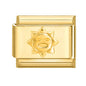 Fashion Women Men Gold Color Heart Butterfly Flower Italian Charm Link Fit 9mm Stainless Steel Bracelet DIY Jewelry