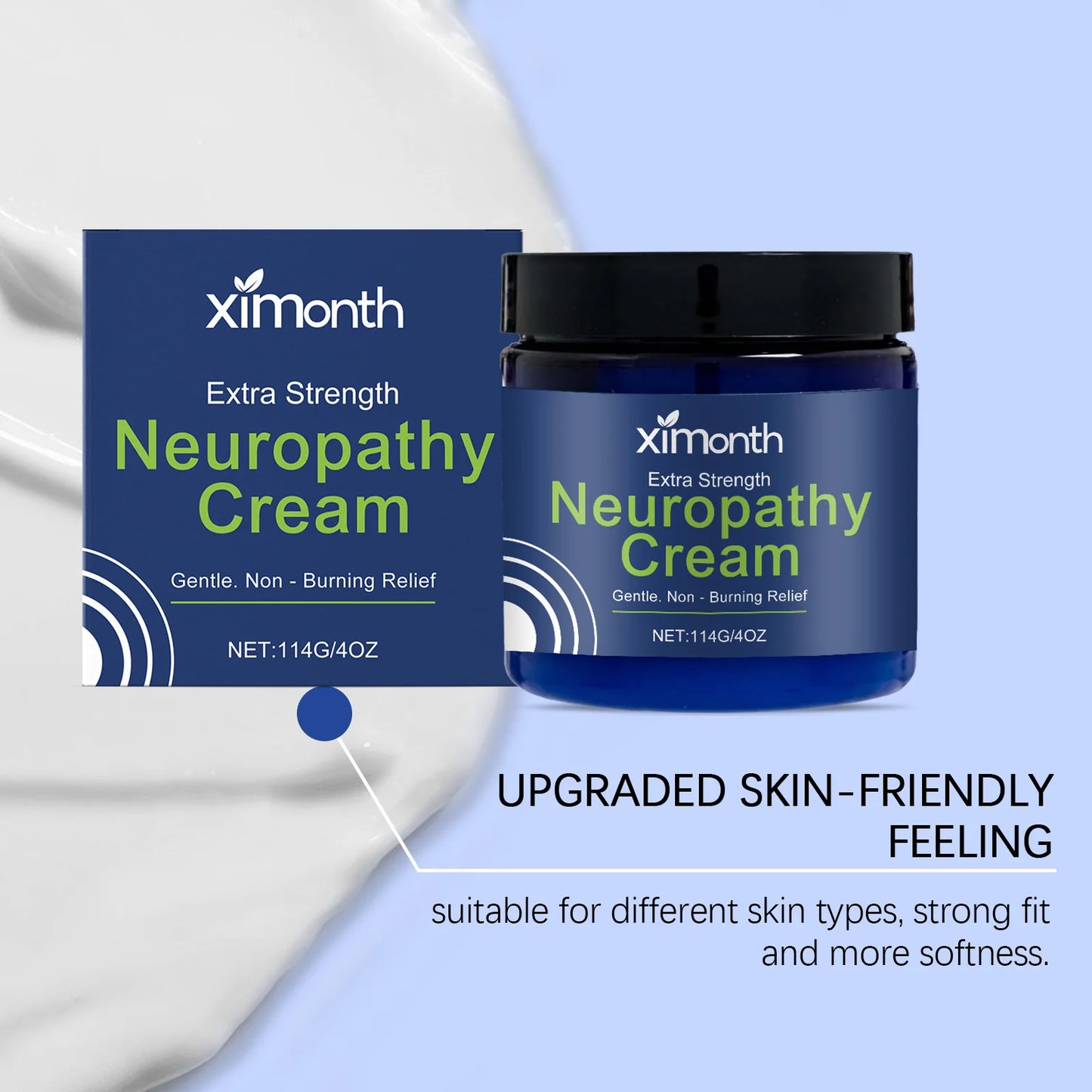 Diabetic Neuropathy Cream Reduce Shoulder Back Wrist Nerve Numb Restore Joint Flexibility Strengthen Bones Muscle Pain Ointment