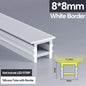 1M-10M LED Neon Rope Tube Soft Silicone Diffuser Channel Black/White Flexible Ribbon Strip Light for Recessed Channel