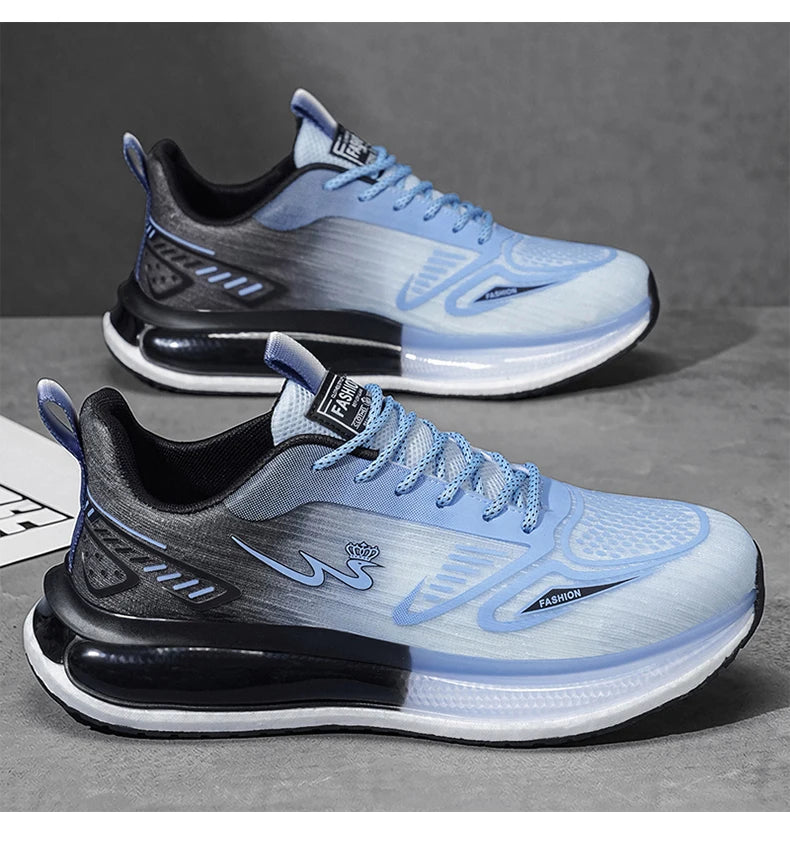 Men's breathable casual sneakers four seasons new soft sole non-slip lightweight racing outdoor running shoes speed sports shoes