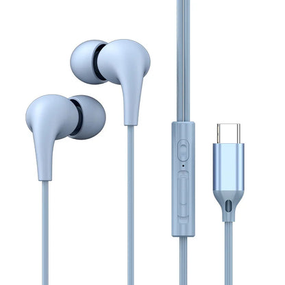 Type C 3.5mm Wired Headphones 9D HiFi In Ear Earphone Digital Chip Game Headset For iPhone Samsung Huawei Xiaomi With microphone