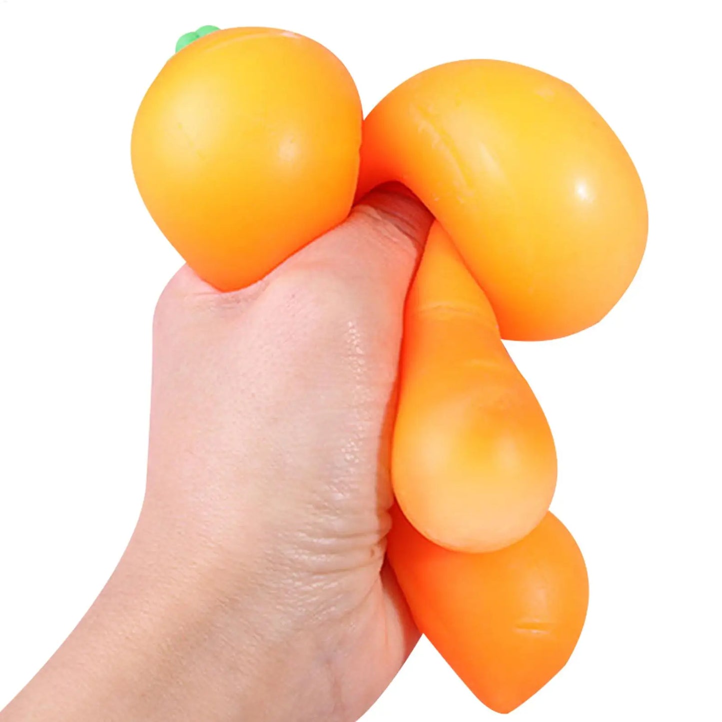 Carrot Vegetable Stress Toy Sensory Toys Squishy Stress Reliefing Pinch Toy Fidget Decompression Sensory Toy for  Adult Gift