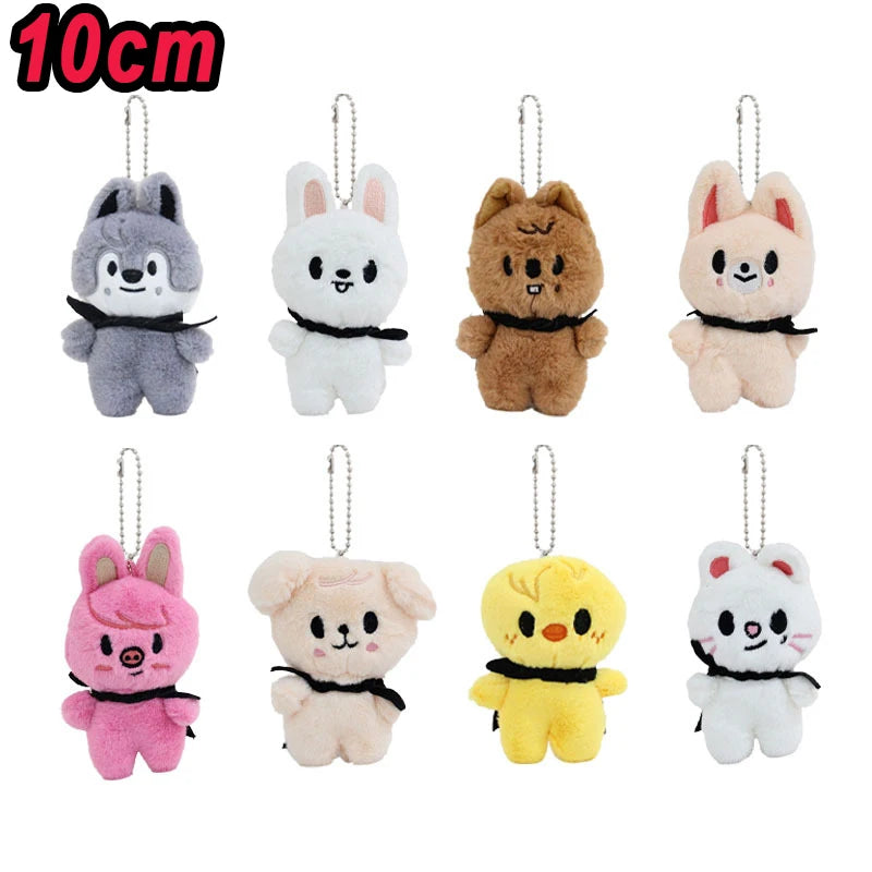 *10cm Pilot5 Fm Plush Doll Toy Field Li Longfu Skzoo Plush Stary Kids Keychain Kawaii Anime Stuffed Animals Plus Toys Gifts