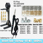Heat Set Insert Nut Press Tool Brass Soldering Iron Tip Thread Injection Embedded Nuts and Stainless Steel Hex Socket Screw Kit