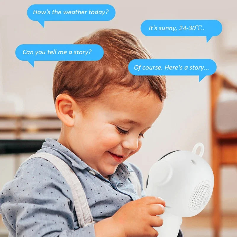 Tuya Smart AI Companion Robot Early Education Toys Emotional Communication Works with ChatGPT Germini Grok Mistral DeepSeek