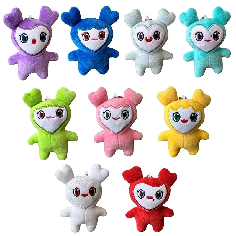 1/9PCS Lovelys Plush Korean Super Star Plush Toy TWICE Momo Doll Keychain Pendant Keybuckle PlushToy For Fans Girls Birthday Gif