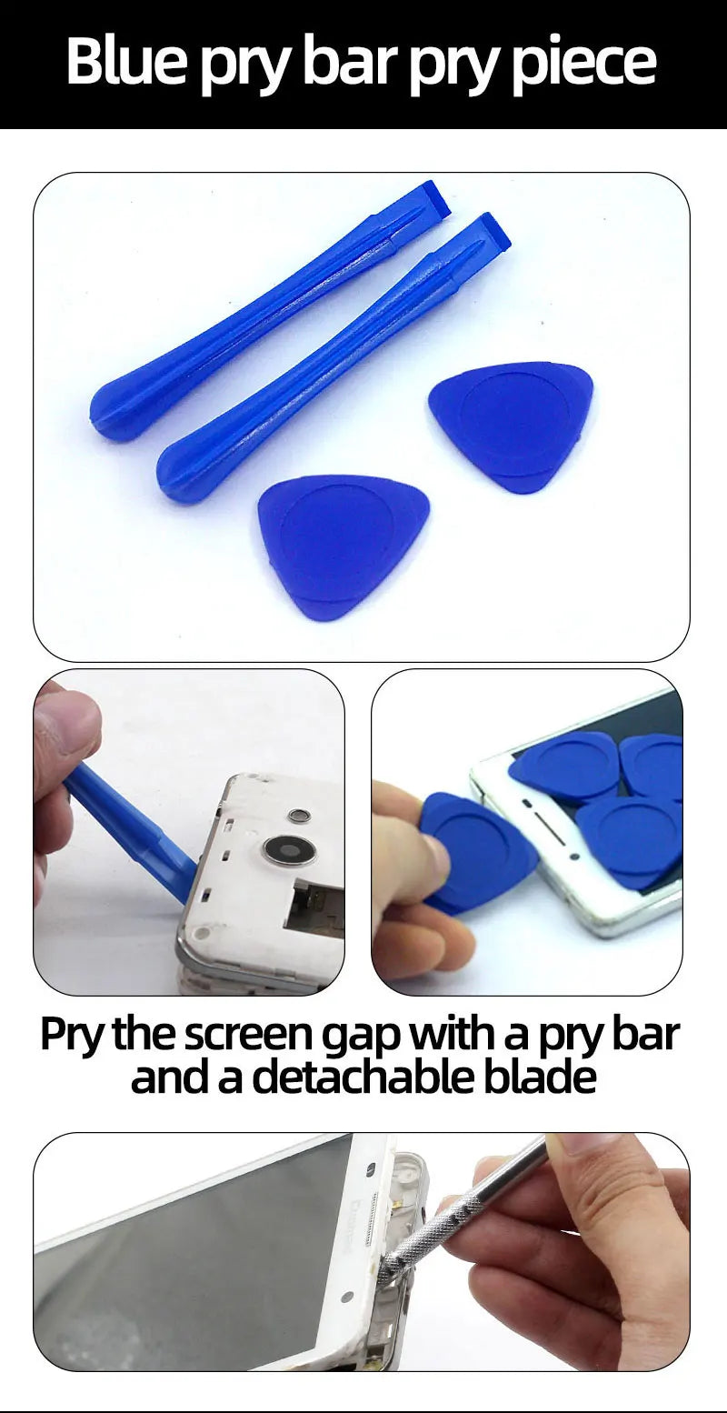 Mobile phone repair tool,screwdriver, tablet battery disassembly, screen opening, dust cleaning, disassembly set, small pentagon