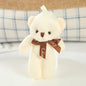 18-90Pcs Mini Teddy Bear Toy Plush Stuffed Bear Doll for Keychain Craft DIY Accessory Birthday Gifts Party Favors Supplies 4.7in
