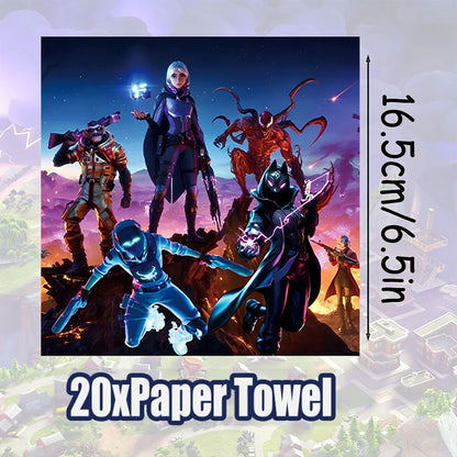Fortnite Theme Birthday Party Decorations Shooting Game Balloon Cup Plate Tablecloth Banner Baby Shower Kid Favors Supplies Gift