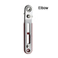 Two Way Ratchet Screwdriver Multifunctional Bidirectional Forward and Reverse Ratchet Screwdriver Elbow Flat Cross Slotted Tool