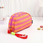 Women's Striped Beach Clutch Bag Versatile Small Woven Crochet Handbags Purses Knitting Dumpling Clutch Casual Bag