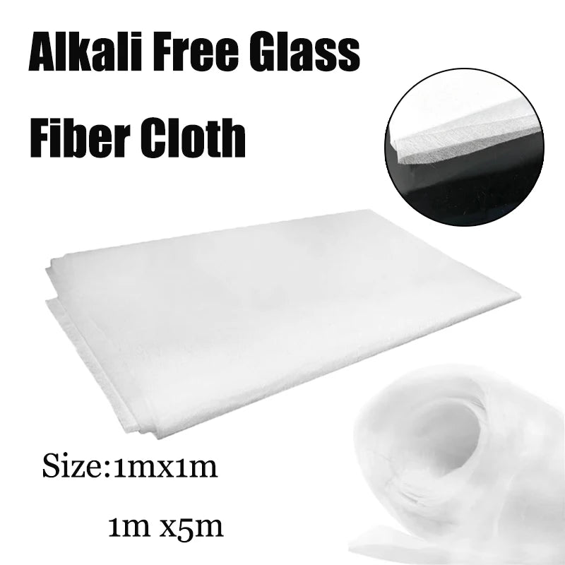 1m/5m Fiberglass Ma, Alkali-Free Chopped Strand Fiber Cloth for GRP Resin, DIY & Fabric Reinforcement