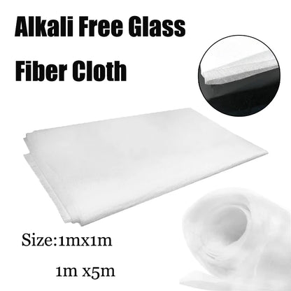 1m/5m Fiberglass Ma, Alkali-Free Chopped Strand Fiber Cloth for GRP Resin, DIY & Fabric Reinforcement