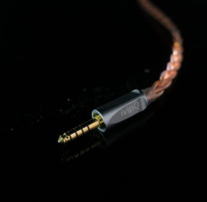 IvipQ-570 Rhythm Frenzy HIFI IEM Cable Class S with 0.78-2PIN Dual 3.5mm for In-Ear Monitors JUZEAR X Z HIFIMAN Ananda