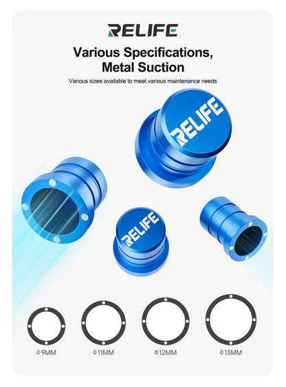 RELIFE RL-099 Camera Protective Cap Blue Light Shield Metal Cover for Mobile Phone Lens Disassembly Glue Removal Repair Tool